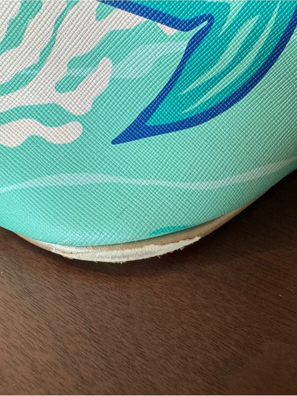 Vera Bradley Inspired (Spartina 449) Beachprint Tote and Wallet Set - Turquoise - Picture 3 of 7